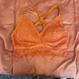 Auden Burnt Orange Lace Bralette